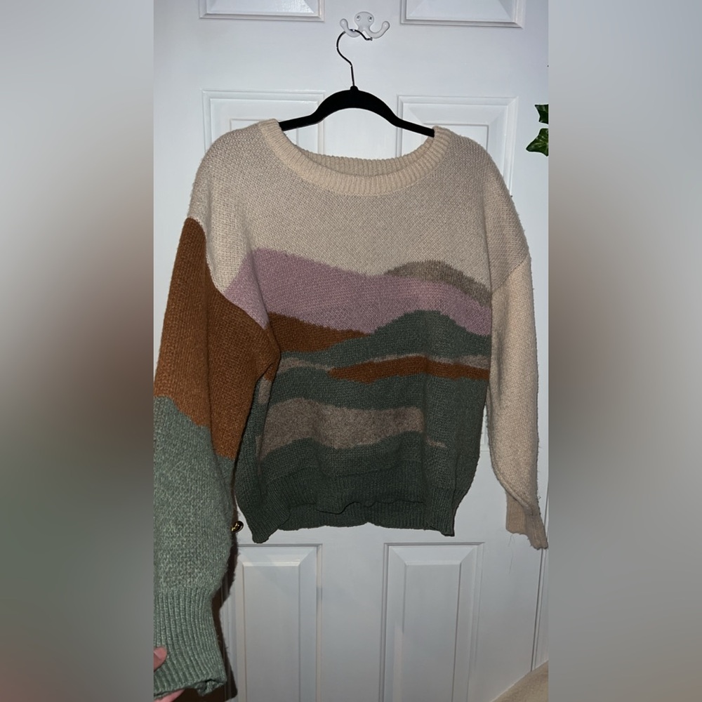 Universal Thread Cream Knit Pullover - image 1